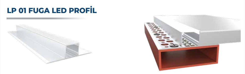 LP 01 FUGA LED PROFİL